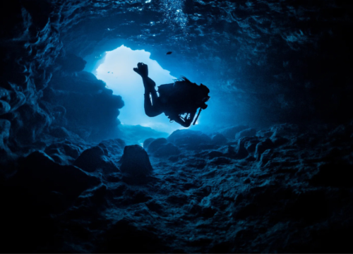 full cave diver